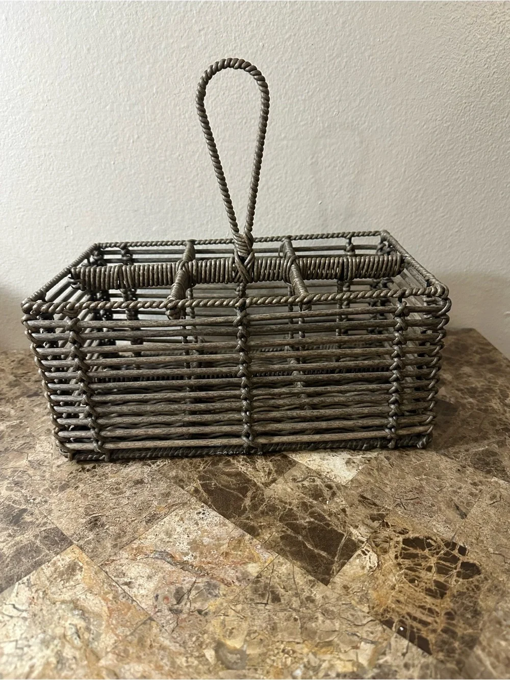 Woven Rectangular Serving Caddy